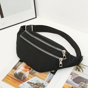 NEW front zipper fanny pack
